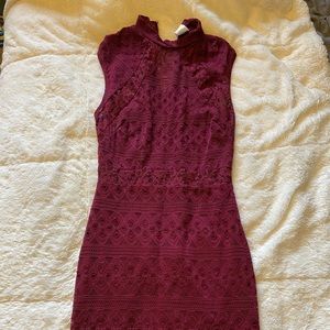 Burgundy Dress